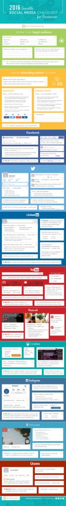 The Ultimate 2016 Social Media Checklist for Sensible Business Owners