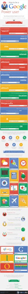 How To Be A Google Power User - Infographic