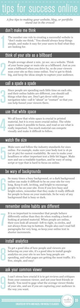 9 Tips For Success Online