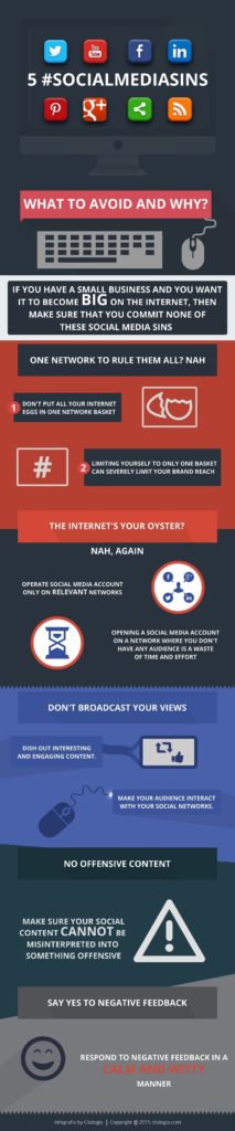 Social Media Sins: What To Avoid And Why [Infographic]