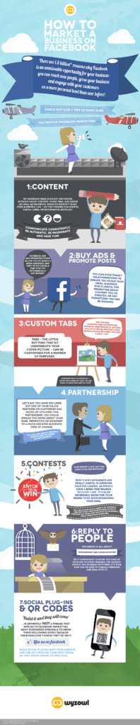 How To Market A Business On Facebook [Infographic]