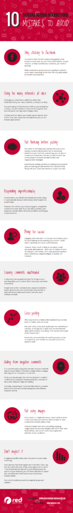 10 Social Media Mistakes to Avoid [Infographic]