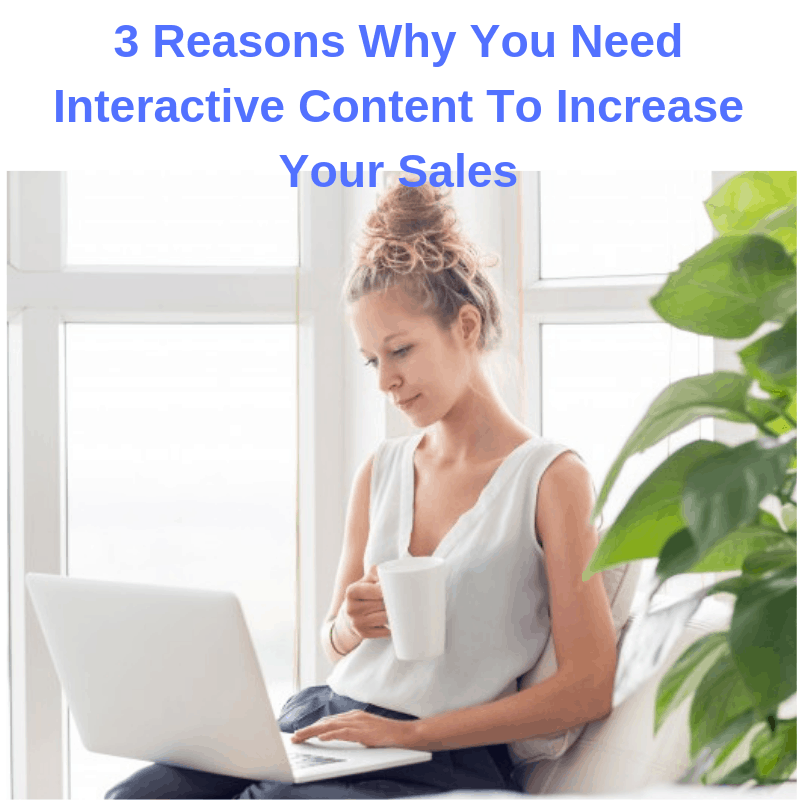 3 Reasons Why You Need Interactive Content To Increase Your Sales