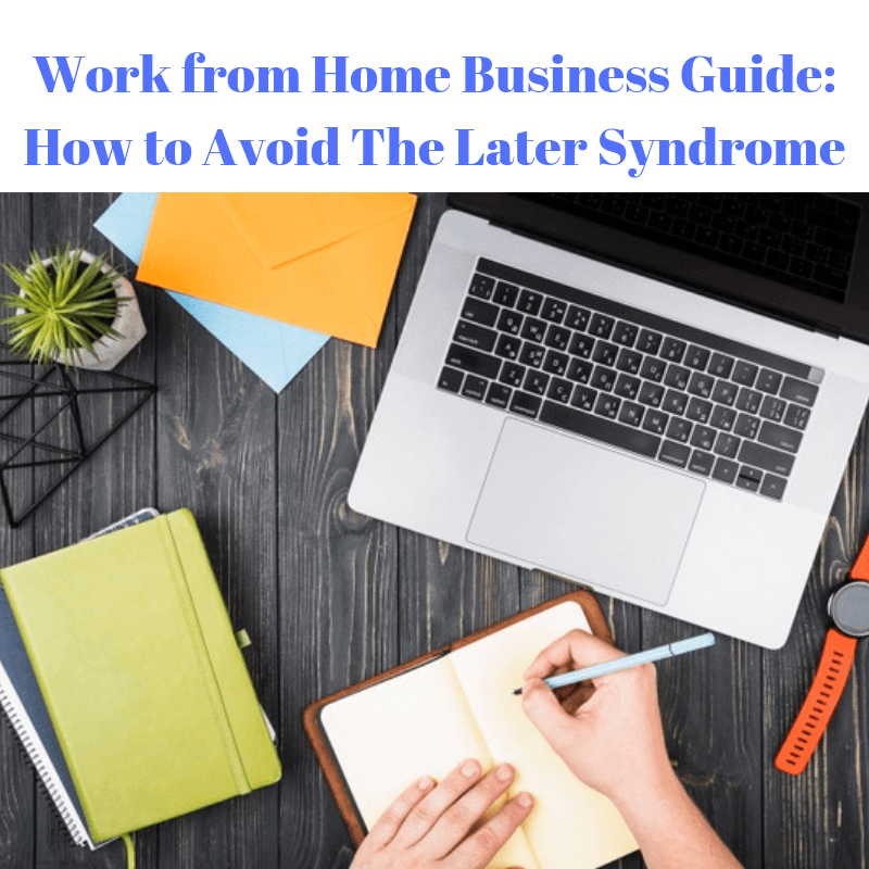 Work from Home Business Guide: How to Avoid The Later Syndrome