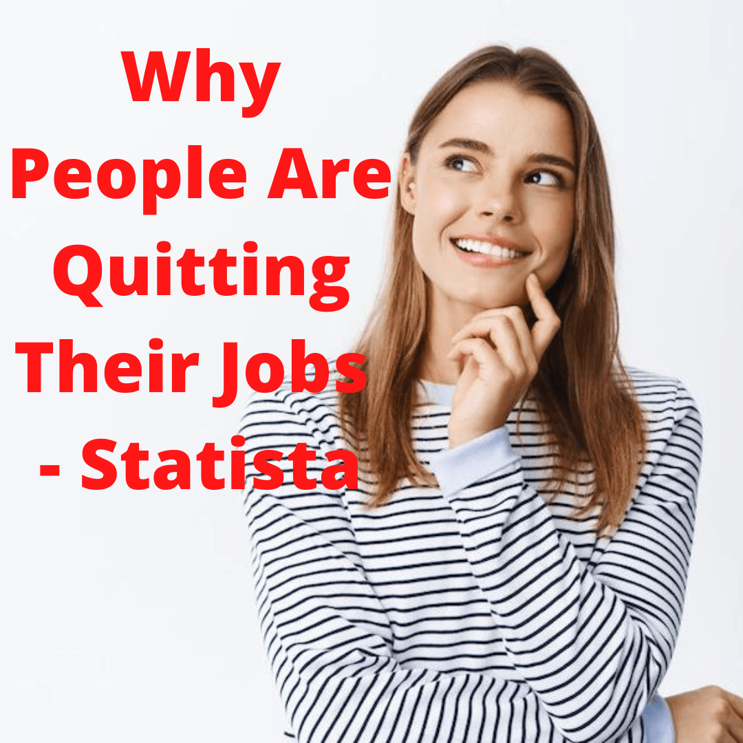 Why People Are Quitting Their Jobs - Statista [Infographic] 
